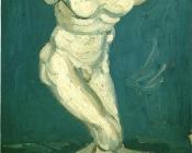 文森特威廉梵高 - 男性躯干的石膏雕像